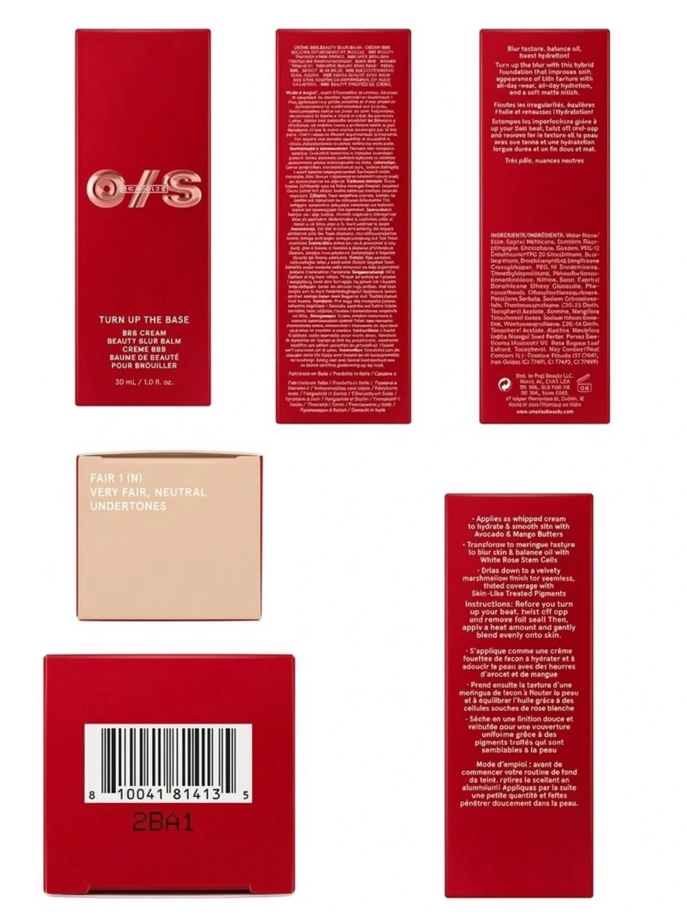 ONE/SIZE Turn Up The Base Beauty Blur Balm Cream - Fair 1 (NIB)